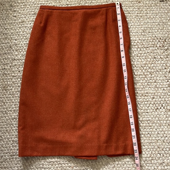 Vintage Evan Picone Two Piece Suit Pumpkin/Rust Jacket & Skirt circa 1950’s Sz S - Picture 14 of 17